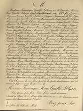 GUILLO LOHAN Keroualin Neron Faucon FAIRE PART Royer Tournerie Verger Cuy 1894