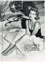 PUBLICITE ADVERTISING  1991  JACQUES DESSANGE  LAETITIA CASTA  coiffeur