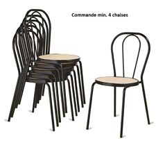 VIENNA I MÉTAL CHAISE EMPILABLE FAUSSE PAILLE MAISON HÔTEL RESTAURANT BAR HÔTEL