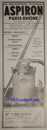 Publicite 1933 depoussiereurs - 1933,
