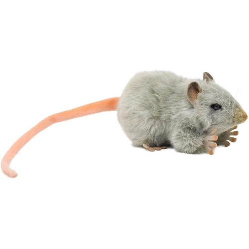 Peluche réaliste hansa rat - peluche,