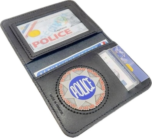 Porte carte cuir - cuir, police
