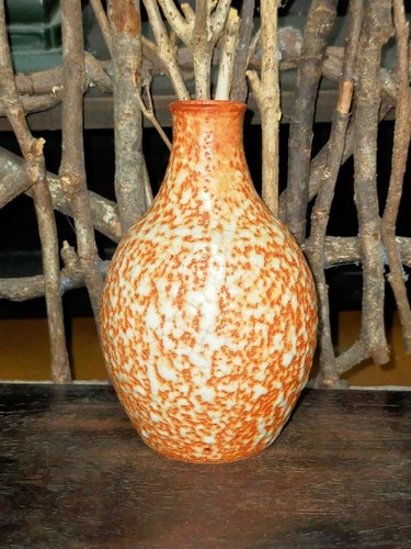 Vase fleurs mino ware shino - fleurs,