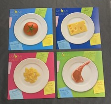 Set de table en plastique - sous main - Lot de 4 - 31x31cm