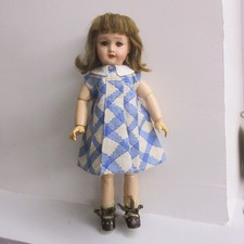 original G.L. : robe pour poupée Bleuette VENDANGES EN CHAMPAGNE période 1937