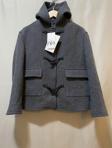 Nwt zara manteco women hooded - zara,