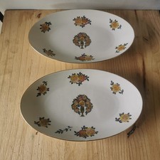 2 Raviers En Porcelaine De Limoges Voisin Delage Art Déco / Réf A397