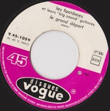 LES FANTÔMES LE GRAND DEPART / LOVER'S GUITAR FRENCH 45 SINGLE
