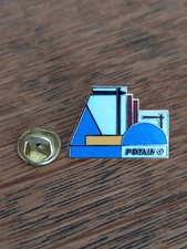 Pins Grue Potain Chantier Tracteur