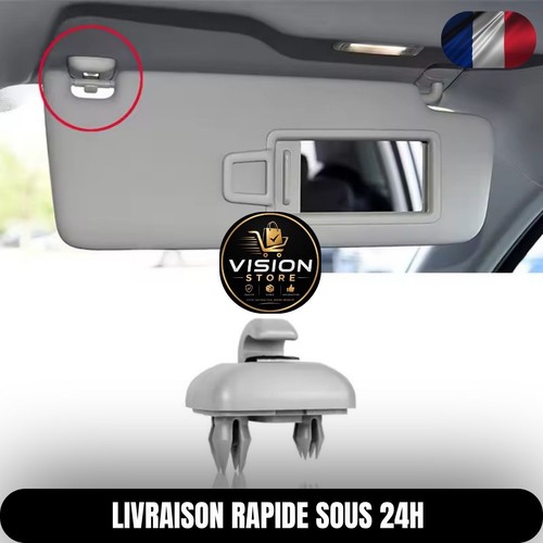 Clip fixation pare soleil - clip, pare-soleil
