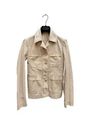 Miu miu  Beige Saharian Safari Jacket  Size S fits XS