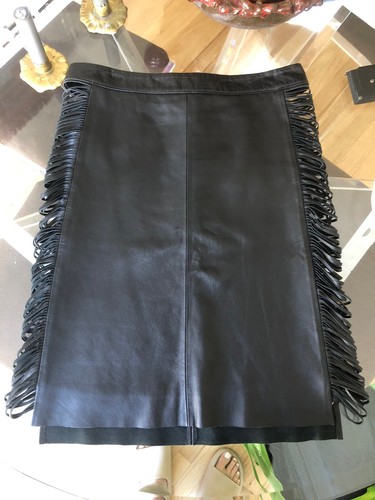 Jupe cuir noir bebe - jupe,