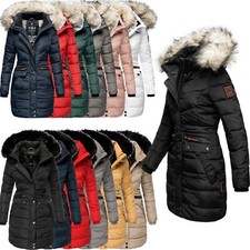 Navahoo Paula Femmes Hiver Veste Doudoune Manteau Parka Capuche Chaud Doublé