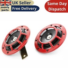 2x 12V Universel Klaxon Disque