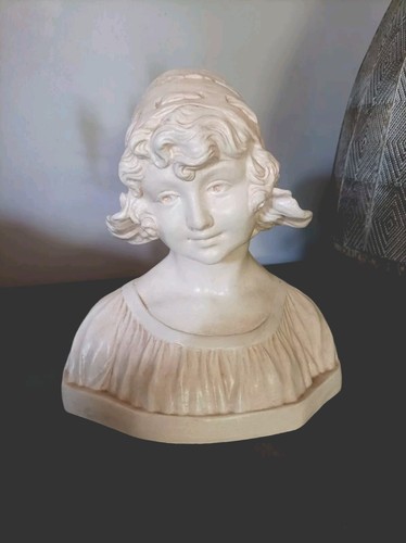 Art nouveau buste plâtre - ,