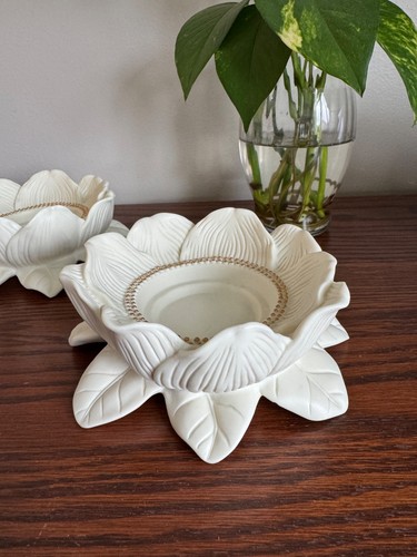 Vtg partylite lotus magnolia - 2,