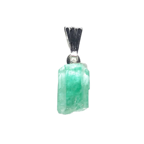 Pendentif emeraude verte - pendentif,