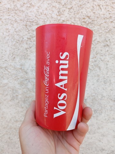Vintage coca cola gobelet - gobelet, en
