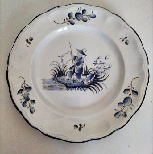 Assiette lunéville décor - lunéville,