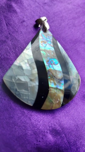 Pendentif coquille ormeau - en, d'ormeau