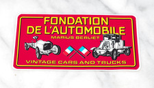 FONDATION MARIUS BERLIET RARE AUTOCOLLANT STCIKERS 15,5 X 8 cm COMME NEUF