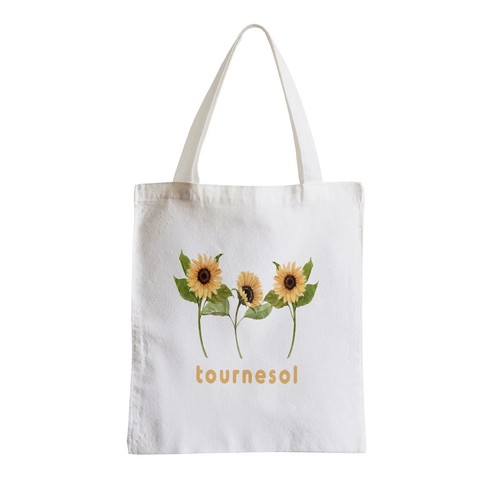Sac tissu tournesol - sac,