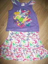 ensemble jupe + debardeur fee clochette de taille 18 mois