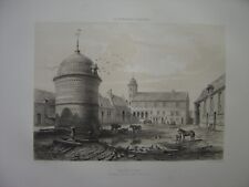 Grande lithographie du Manoir