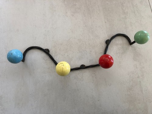 Ancienne patère boules - ancienne,