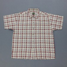 Chemise Carreaux Surf Vintage 90s Front Side XL Rouge Été Streetwear Skate