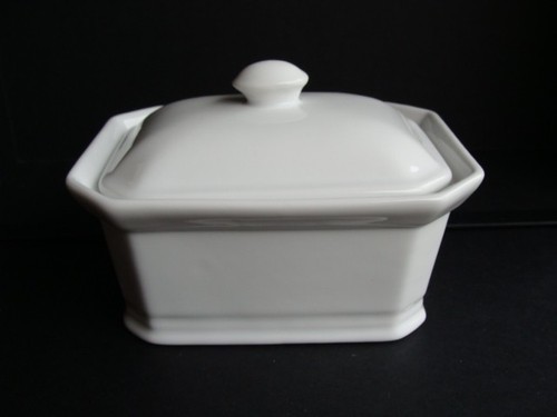 Terrine porcelaine blanche - en,