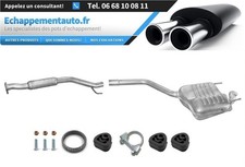 Échappement Mercedes W202 C200D 55kW (1993-1995) central+arrière 2024900615