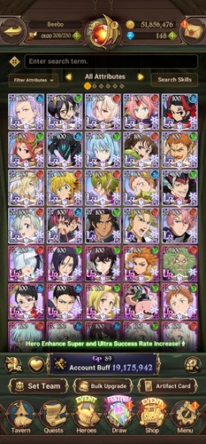 Account 7ds grand - , cross