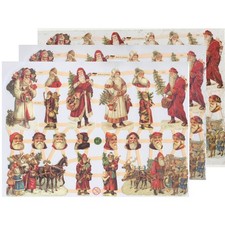 Chromo EF Découpis Père Noël 7331 Decoupage Collage Carterie