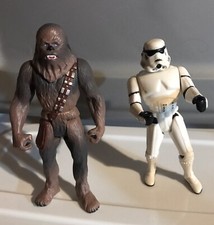 1995 LFL Kenner China Storm Trooper & Chewbaca Star Wars Action Figures