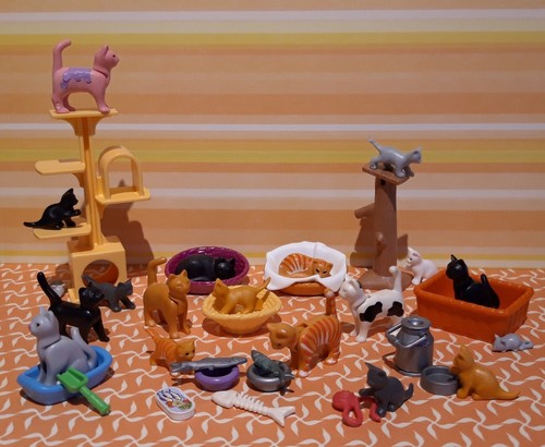 Playmobil chats chatons - chats,