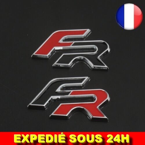Logo fr métal - 3d,