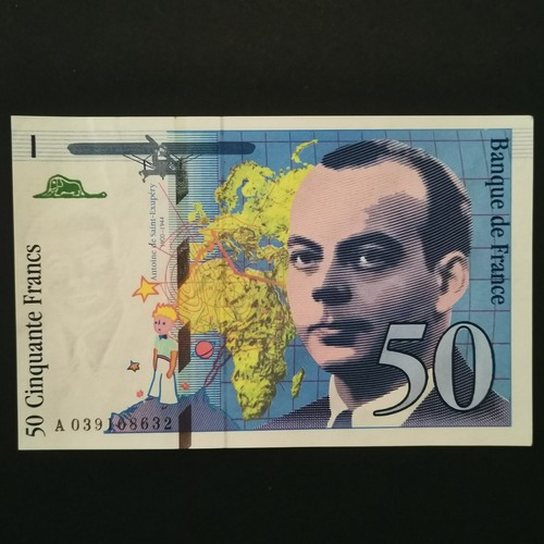 Billet francs saint exupery - francs,