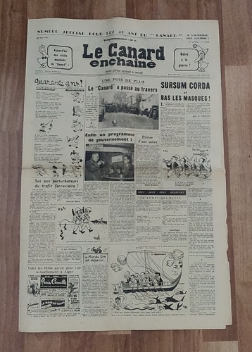 Canard enchaîné 1858 - le,