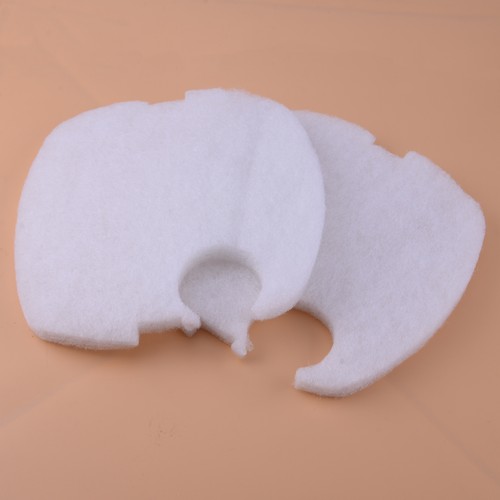 White sponge filter pads - white,