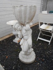 STATUE "CHERUBIN AU POISSON"