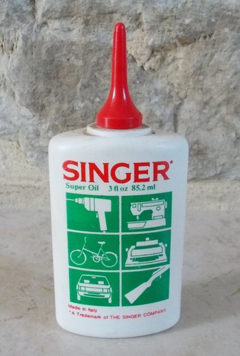 Ancien bidon huile singer - ancien,