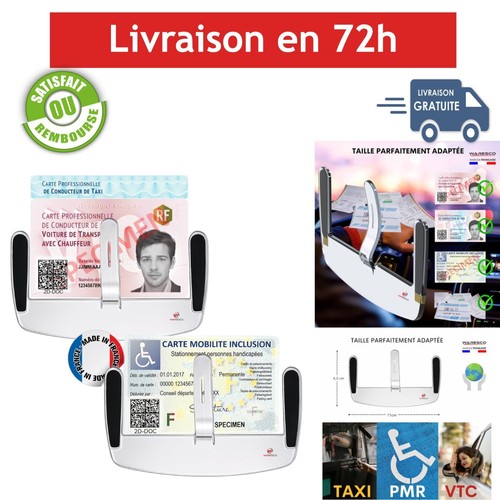 Porte carte pare brise - porte, pmr