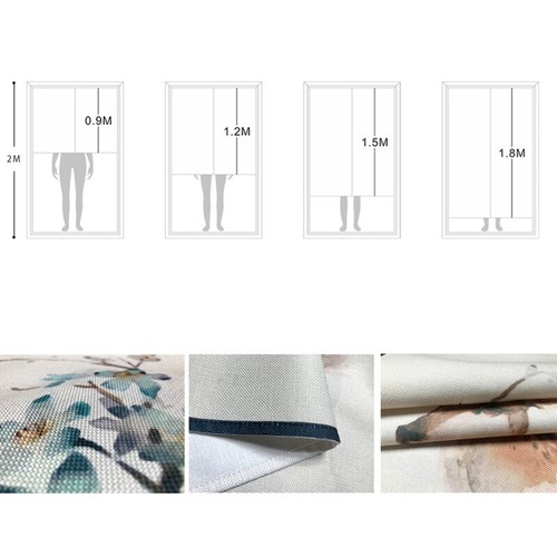 Style chinois porte - style, rideau