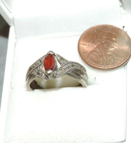 Vintage rouge grenade marquise - vintage,