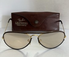 VINTAGE RAY BAN B&L CUIR