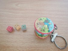 TINTIN PORTE CLEFS BOITE BONBONS BROCHET  AVEC SES DES
