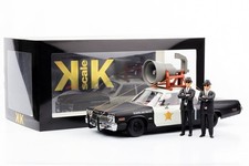 1:18 Dodge Monaco 1974 Bluesmobile Avec 2 Figurines Blues Brothers KK