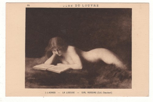 Cpa tableau henner la - tableau, j.j.