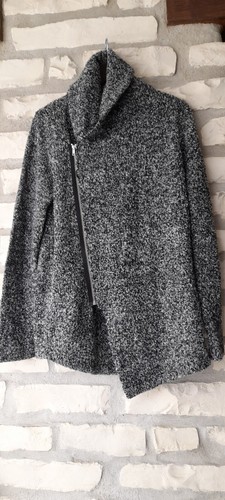 Gilet long gris m - gilet, &